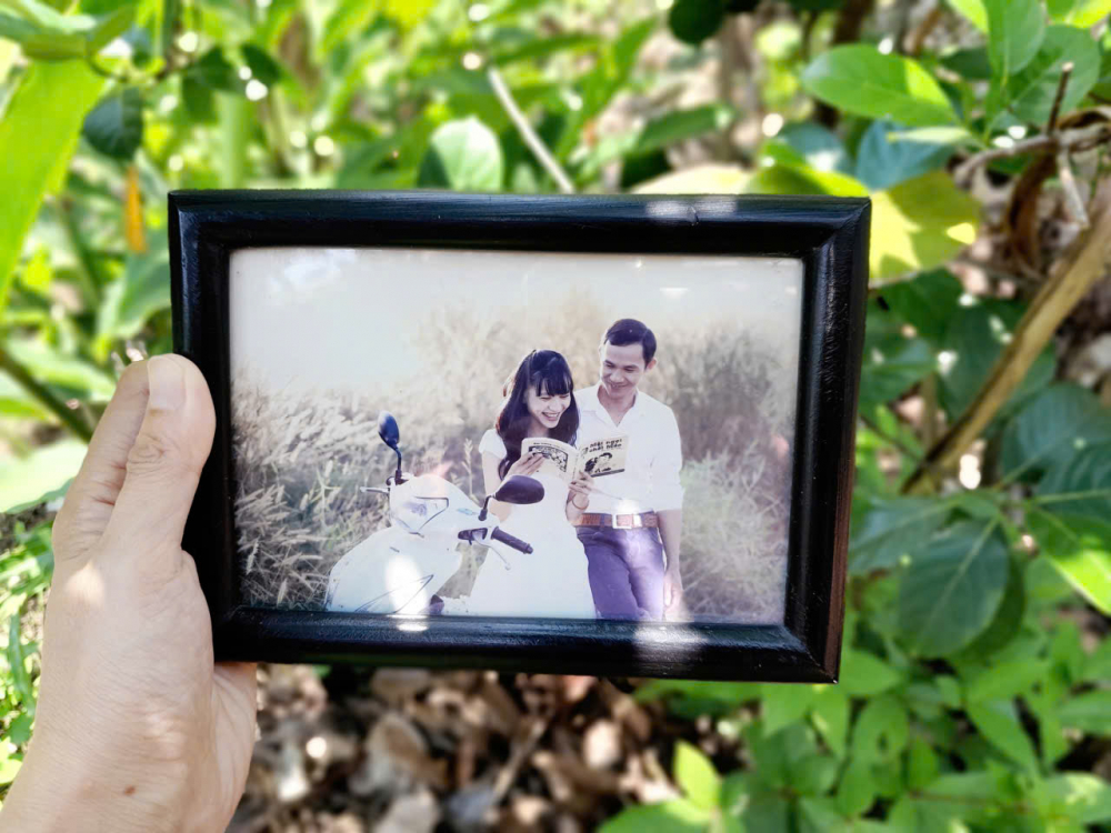 Trước khi kết hôn, tôi là một cô gái dịu dàng với mái tóc dài thướt tha (Ảnh do tác giả cung cấp)