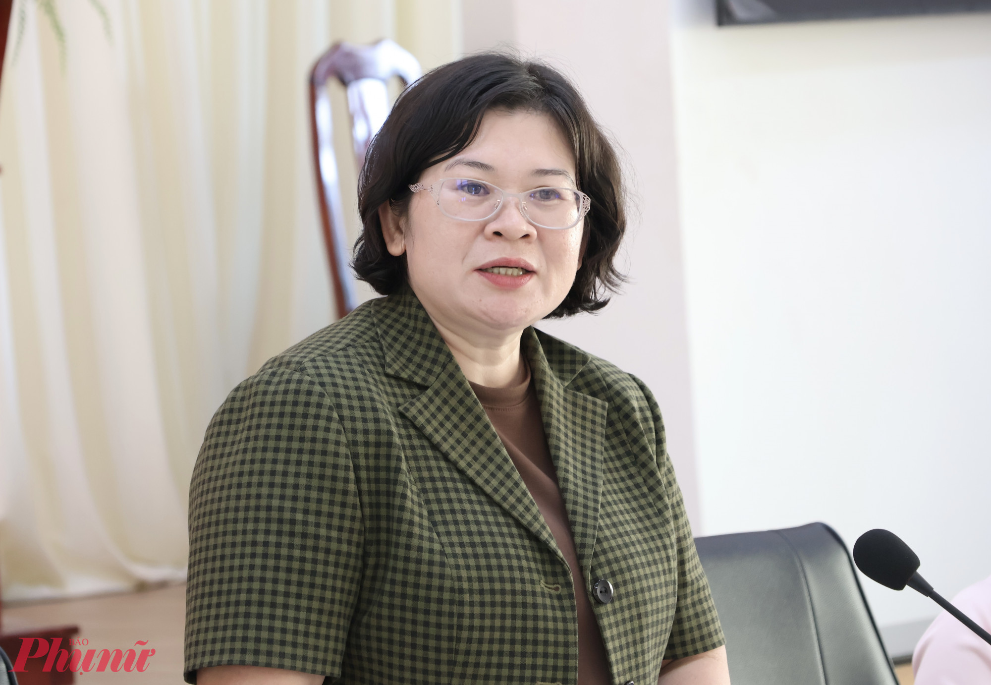 Phó bí thư Thành ủy TPHCM Văn Thị Bạch Tuyết phát biểu chỉ đạo - Ảnh: Thanh Tâm