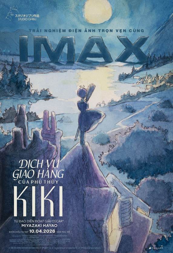Dịch vụ giao hàng của phù thủy Kiki chiếu độc quyền định dạng IMAX tại Việt Nam