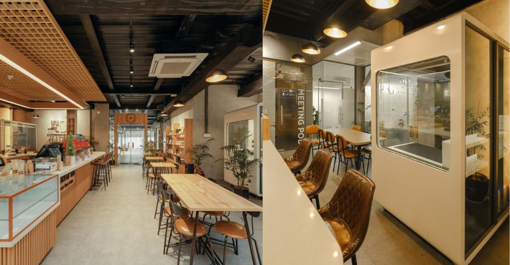 Workflow Space (195/3 Hai Bà Trừng, phường Sài Gòn) là một mô hình quán cà phê kết hợp với không gian làm việc. Tại đây, bạn sẽ làm việc trong một không gian mở, tận dụng phần lớn ánh sáng tự nhiên với nhiều mảng xanh mát mắt. Không chỉ chú trọng về mặt không gian, menu quán còn đa dạng với những thức uống cao cấp cho các tín đồ cà phê - Ảnh: quizxtran