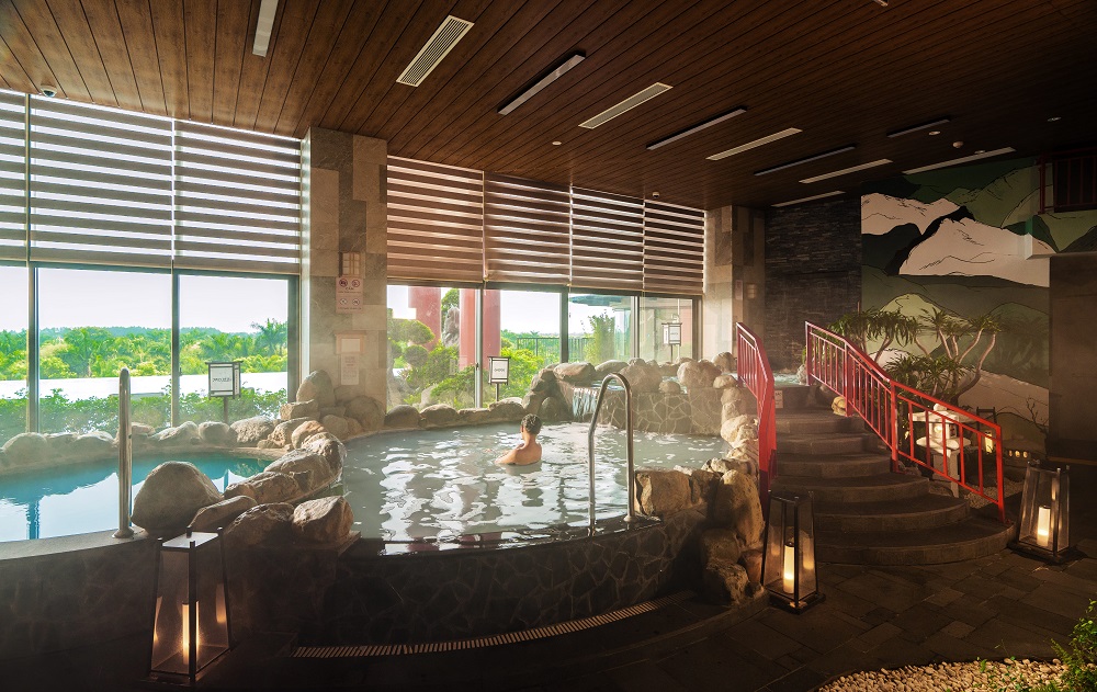 Một góc tổ hợp khoáng nóng Mori Onsen tại Ecopark