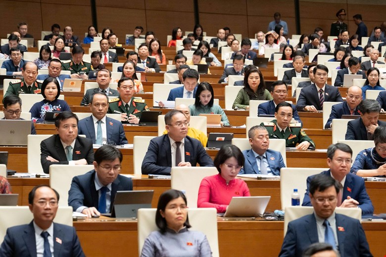Đại biểu Quốc hội tham dự Kỳ họp thứ Nhất, Quốc hội khóa XVI - ảnh: QH