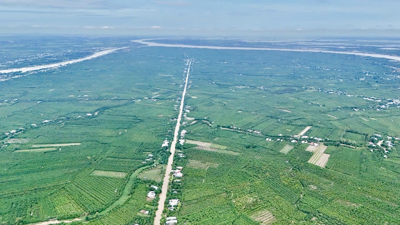 Xã Cù Lao Giêng được công nhận xã đảo đầu tiên của tỉnh An Giang - Ảnh CTV