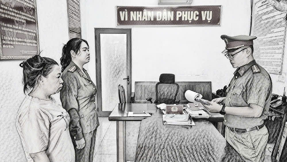 Phúc bị bắt khẩn cấp để điều tra về hành vi “Gây rối trật tự công cộng”_Ảnh: Công an Đà Nẵng.
