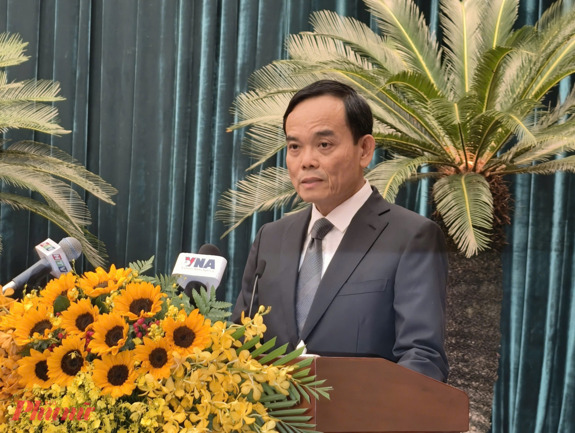 Ông Trần Lưu Quang - Bí thư Thành uỷ TPHCM làm Trưởng Đoàn đại biểu Quốc hội TPHCM khóa XVI - Ảnh: Thanh Tâm