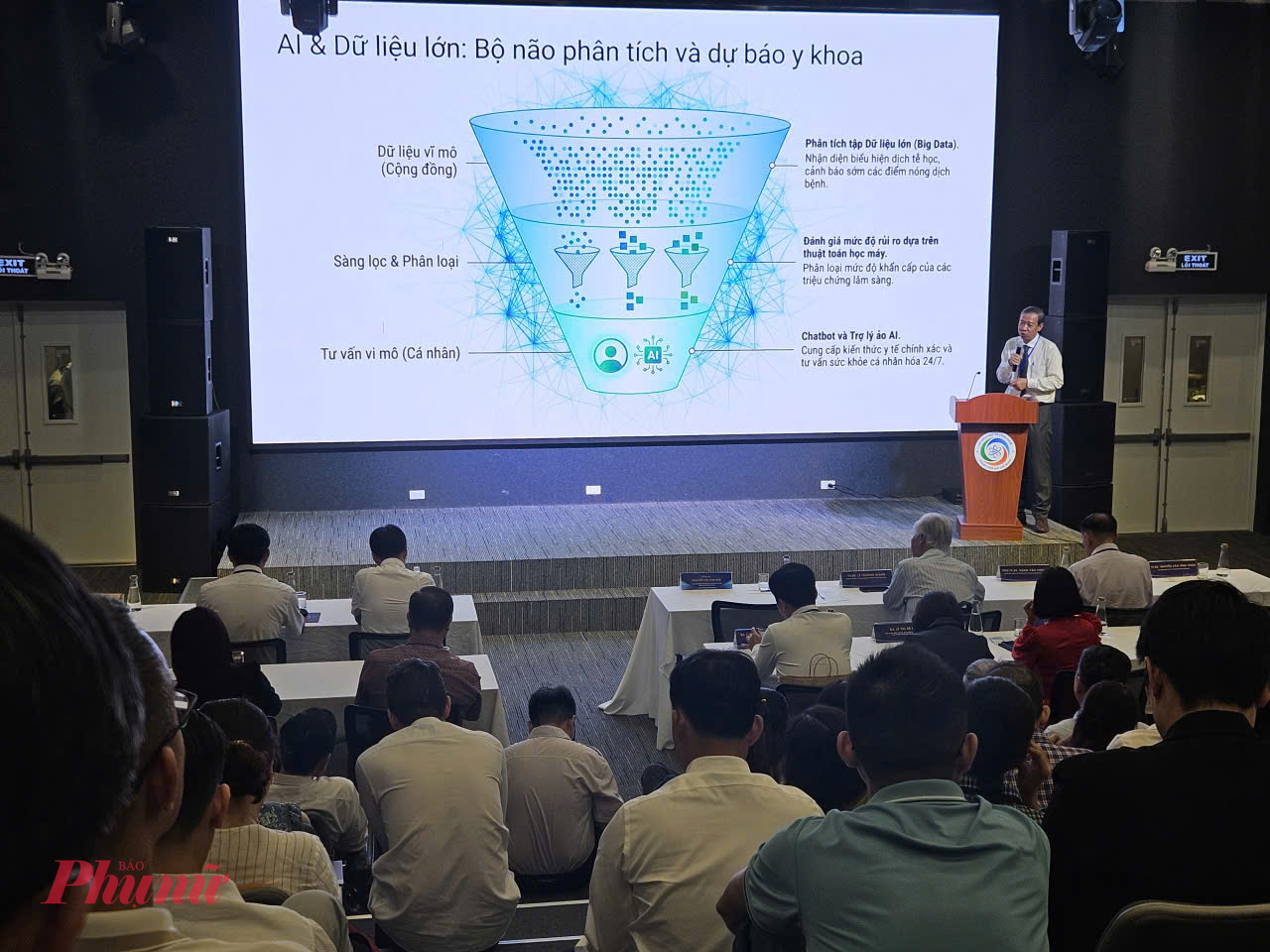 AI và dữ liệu lớn được xem là bộ não phân tích và dự báo y khoa cho ngành y tế, ảnh Phạm An