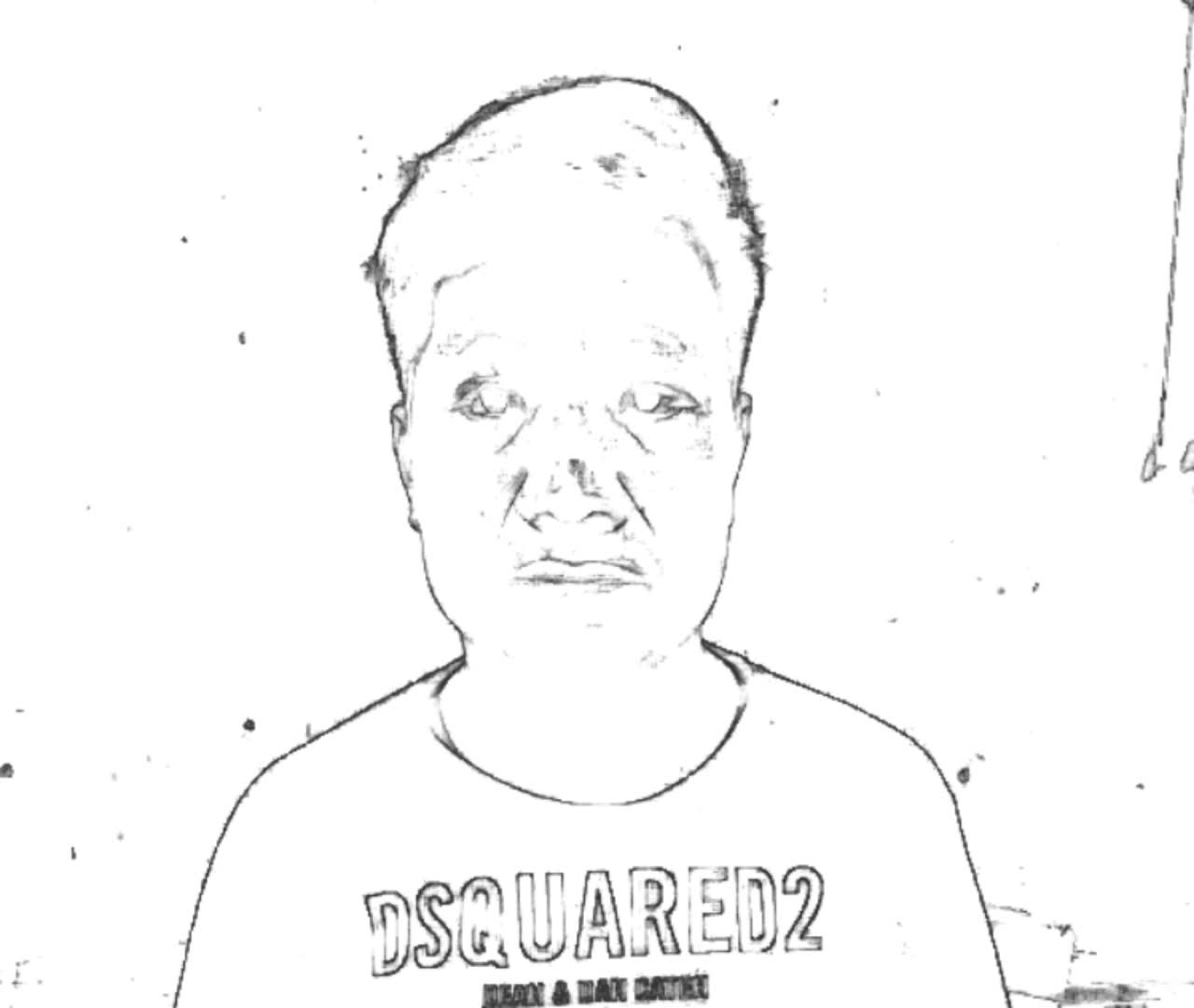 Đối tượng Nguyễn Văn Ý vừa bị công an tạm giữ để phục vụ điều tra - ảnh: Công an cung cấp