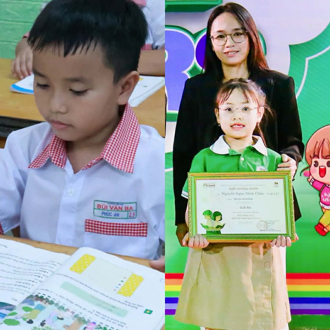 Huỳnh Phúc An (trái) và Nguyễn Ngọc Minh Châu