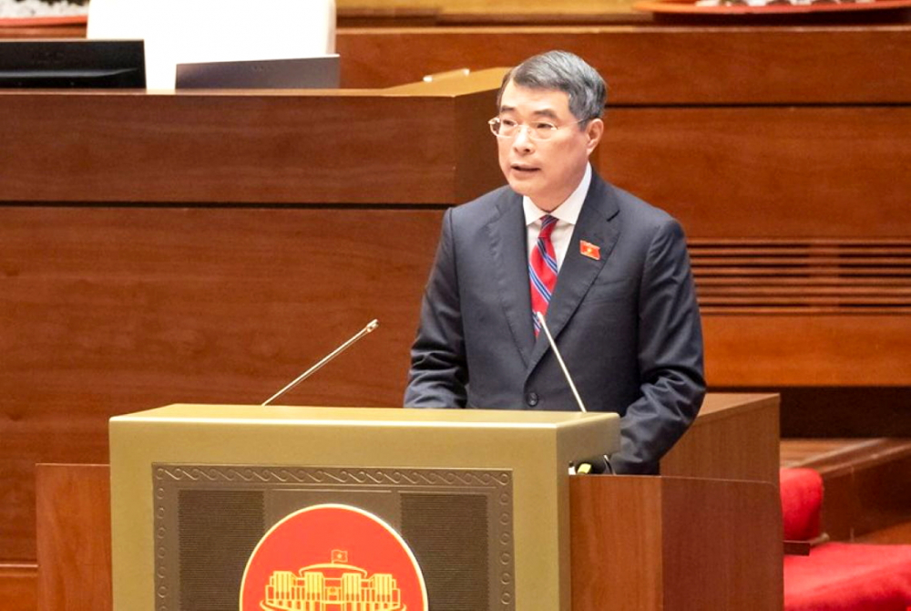 Thủ tướng Chính phủ Lê Minh Hưng nhấn mạnh mục tiêu đảm bảo an ninh năng lượng quốc gia cả trước mắt và lâu dài - Nguồn ảnh: Quốc hội