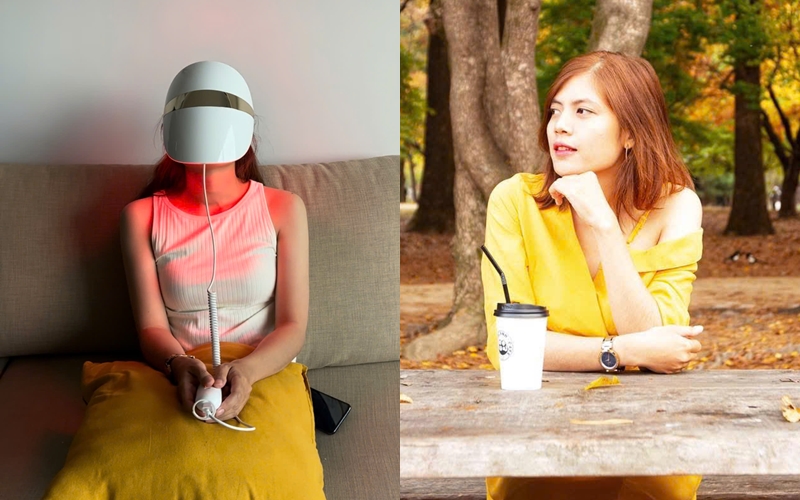 Thời gian cuối ngày là lúc tôi chăm sóc cho làn da với các bước đơn giản nhưng đều đặn gồm: rửa mặt, toner, đắp mặt nạ, thoa serum...