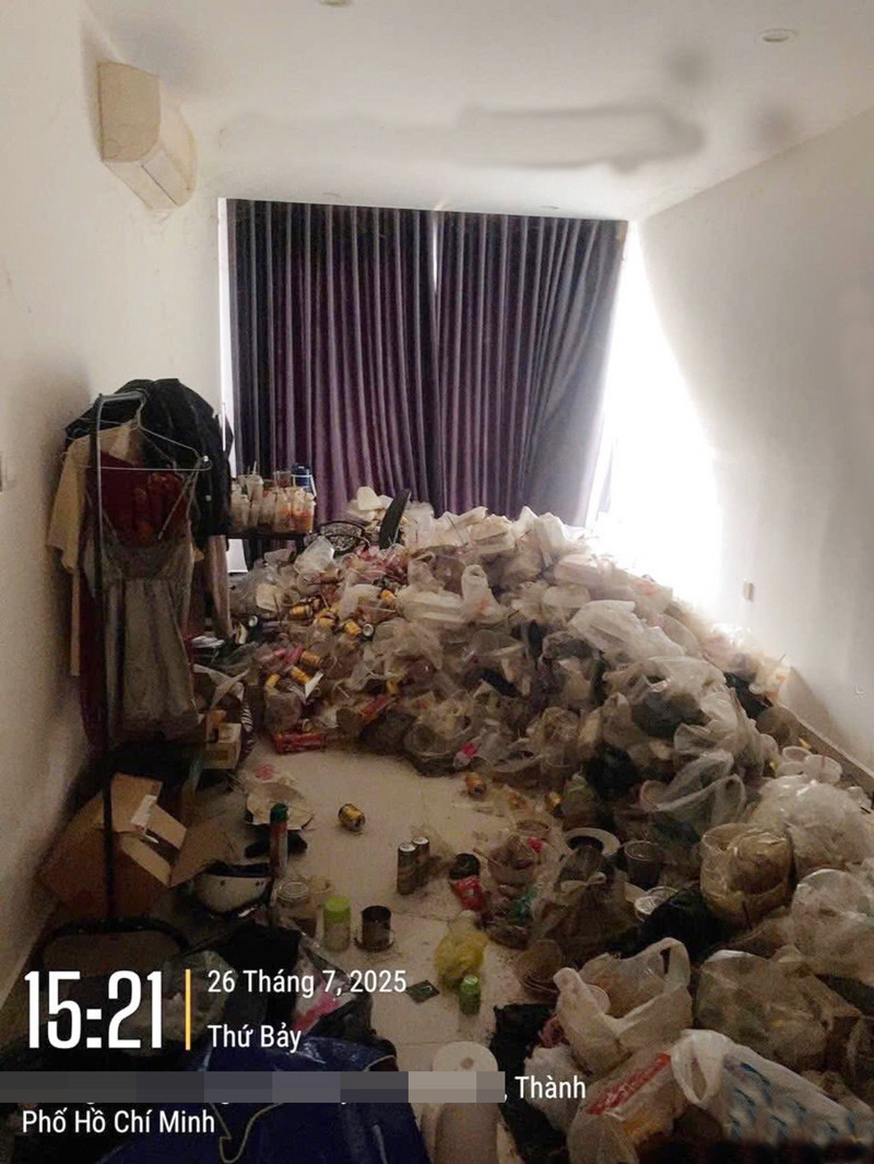 Đây là hình ảnh thực tế được một chủ nhà chia sẻ sau 6 tháng cho sinh viên thuê