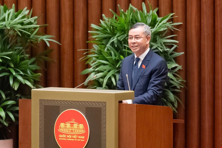 Bộ trưởng Bộ Tài chính Ngô Văn Tuấn - ảnh: QH