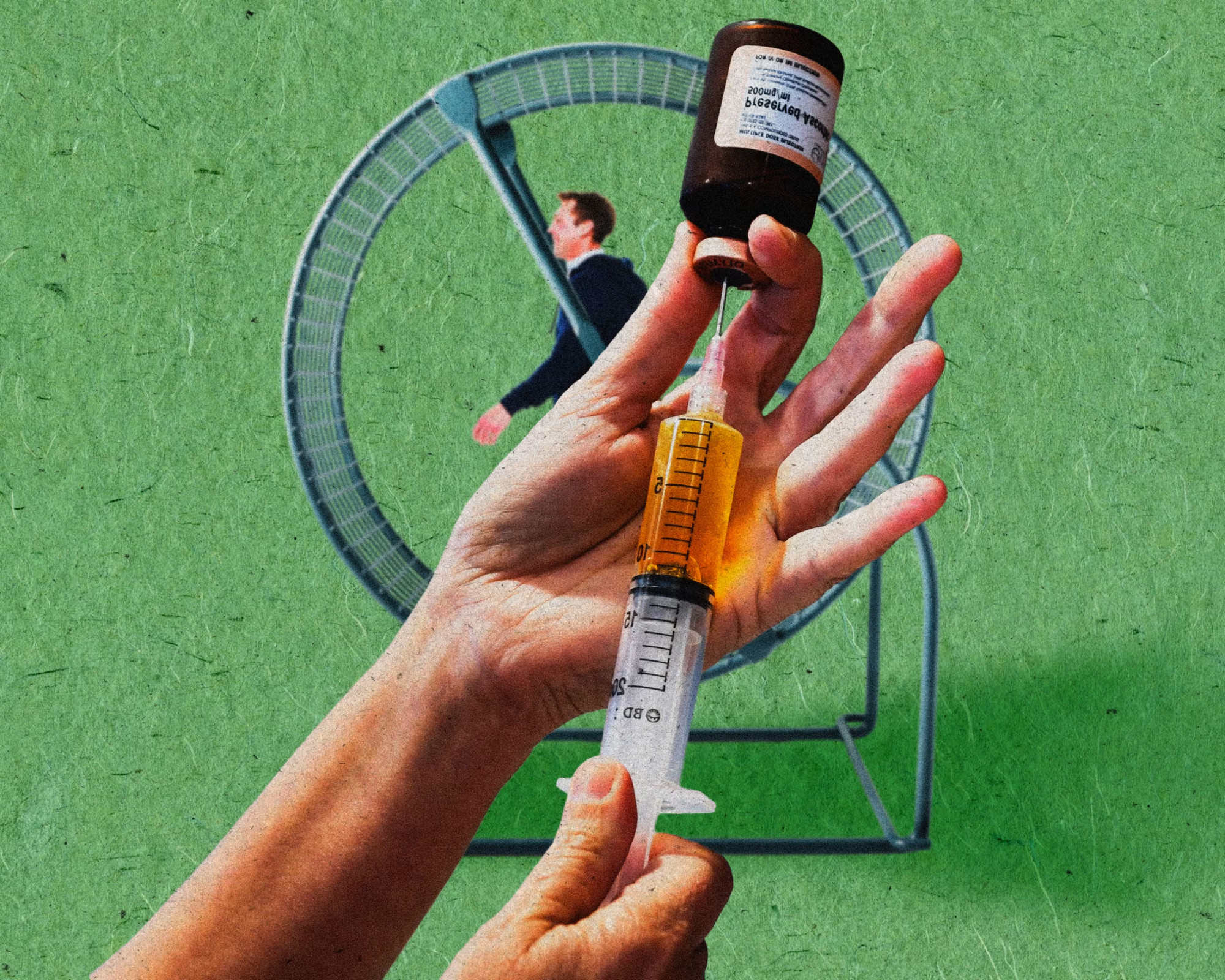 Các loại peptide tiêm không chính thức được bán trên thị trường chợ đen thu hút được một lượng người dùng trung thành - Ảnh: The Guardian/Getty Images