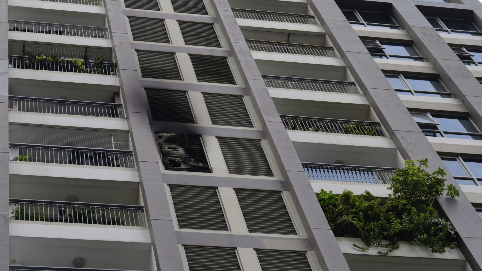 Hiện trường vụ cháy. Ảnh: A.X.