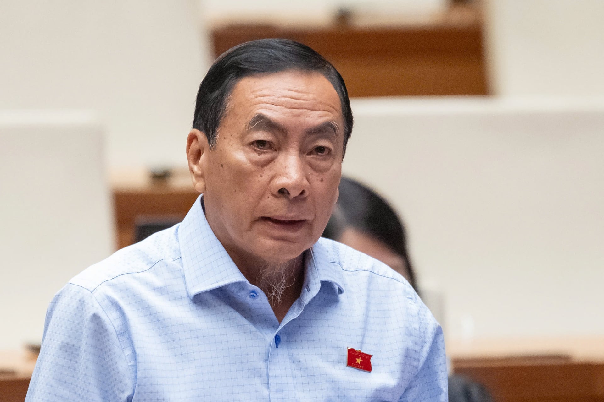 Đại biểu Phạm Văn Hòa (tỉnh Đồng Tháp) - ảnh: QH