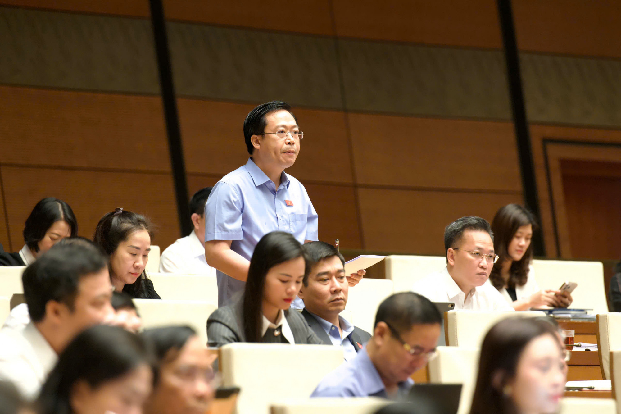 Đại biểu Nguyễn Đại Thắng (tỉnh Hưng Yên) - ảnh: QH