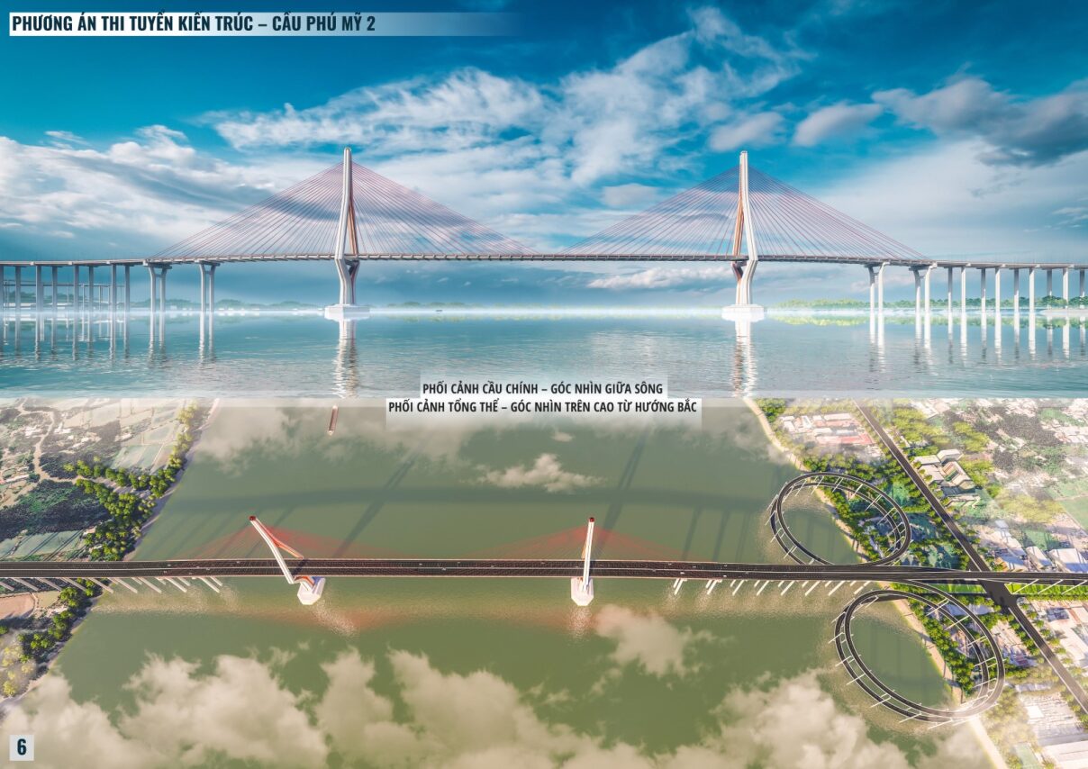 Phối cảnh cầu chính - Ảnh: TEDI