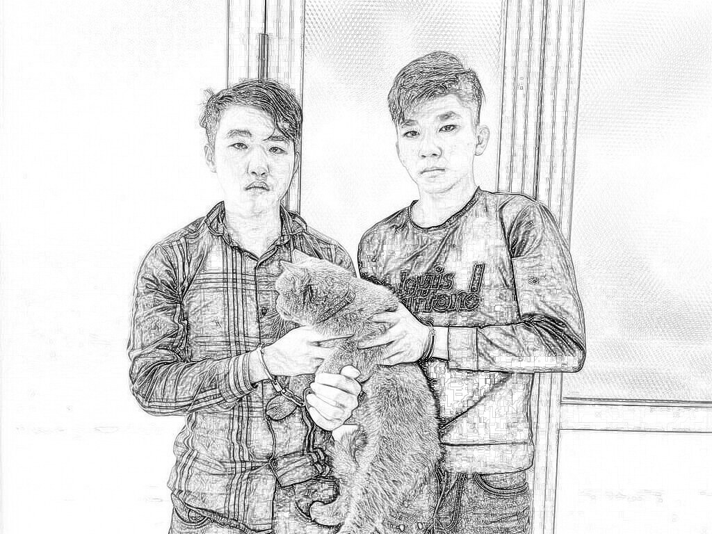 2 đối tượng trộm mèo bị bắt. Ảnh: CACC