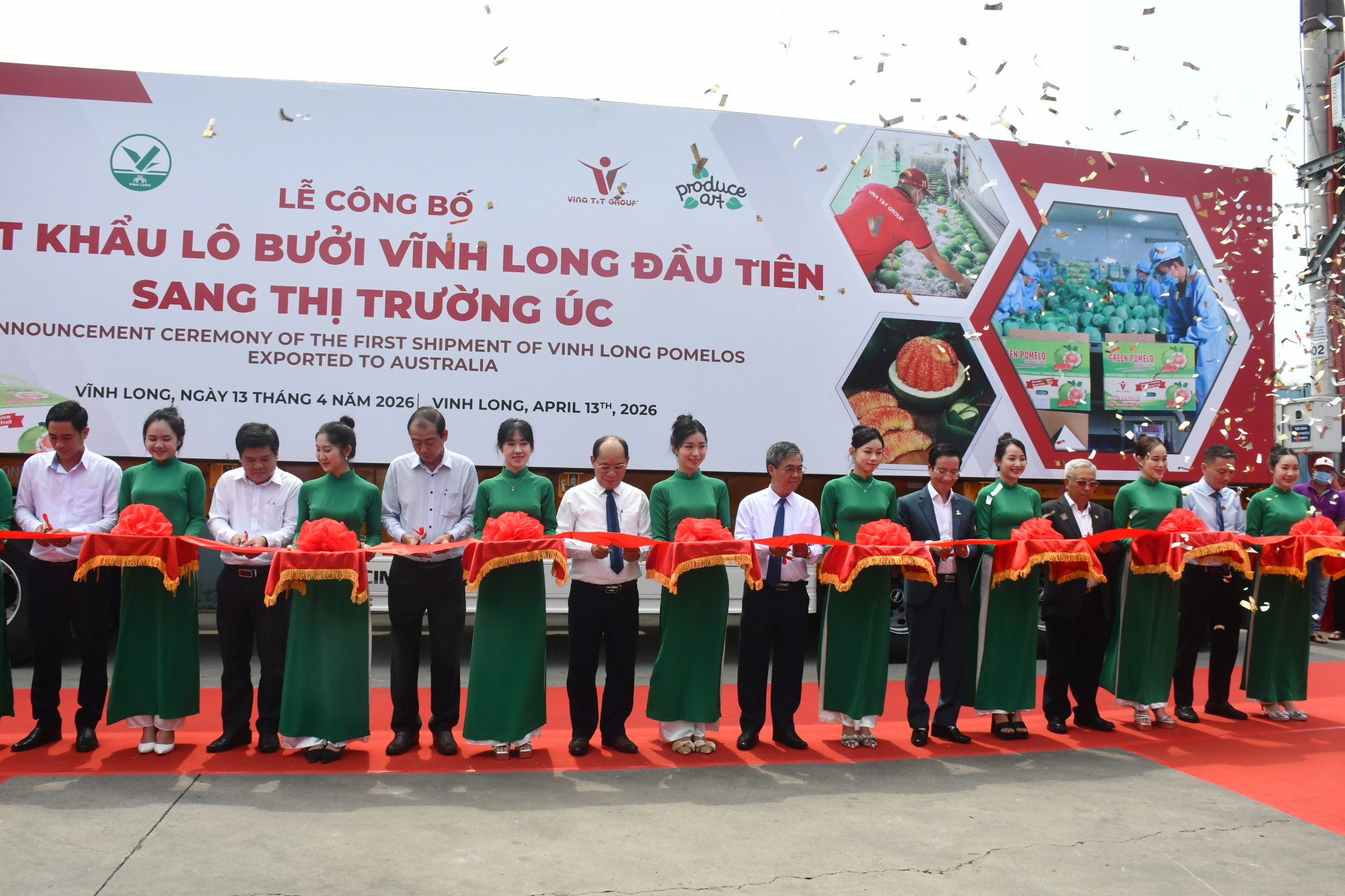 Vĩnh Long: Xuất khẩu lô bưởi da xanh đầu tiên sang thị trường Australia