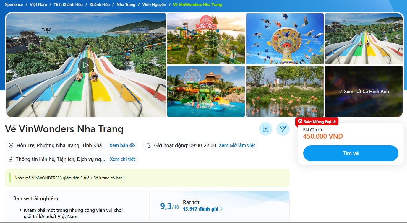 Đặt vé nhanh chóng qua Traveloka