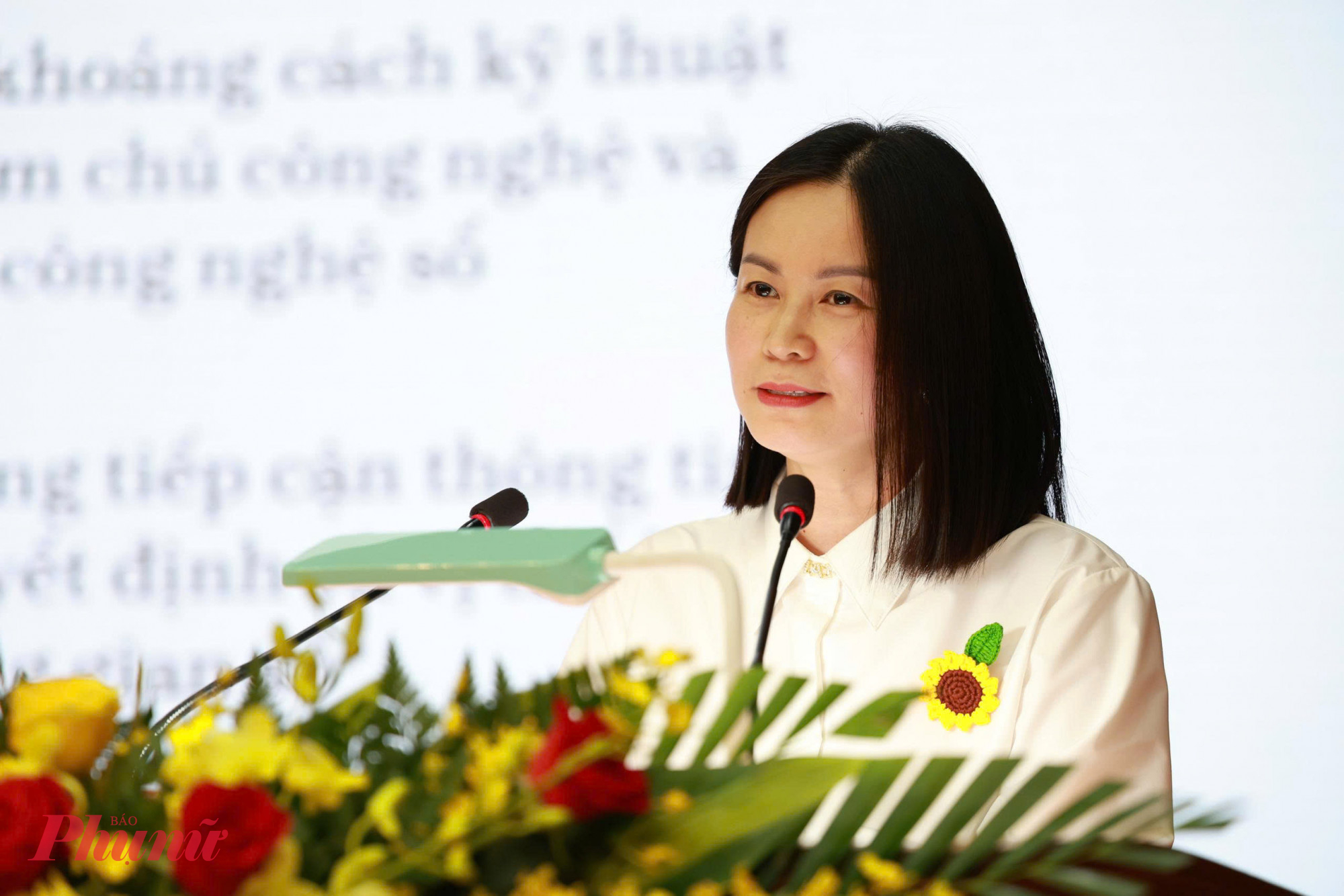 TS. Phùng Thị An Na  - phát biểu tại hội nghị - Ảnh: Trang Nguyễn 