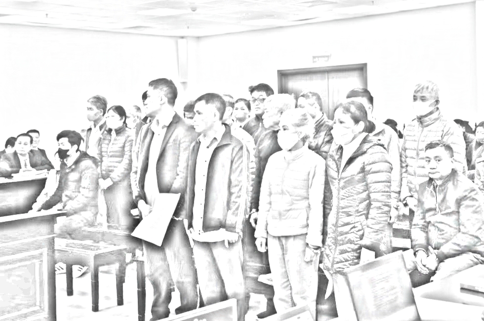 Quanh cảnh phiên tòa - Ảnh: N.A