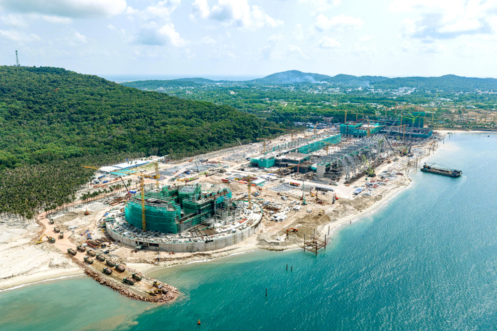 Chạy đua thi công Trung tâm Hội nghị APEC ở đặc khu Phú Quốc, tỉnh An Giang 