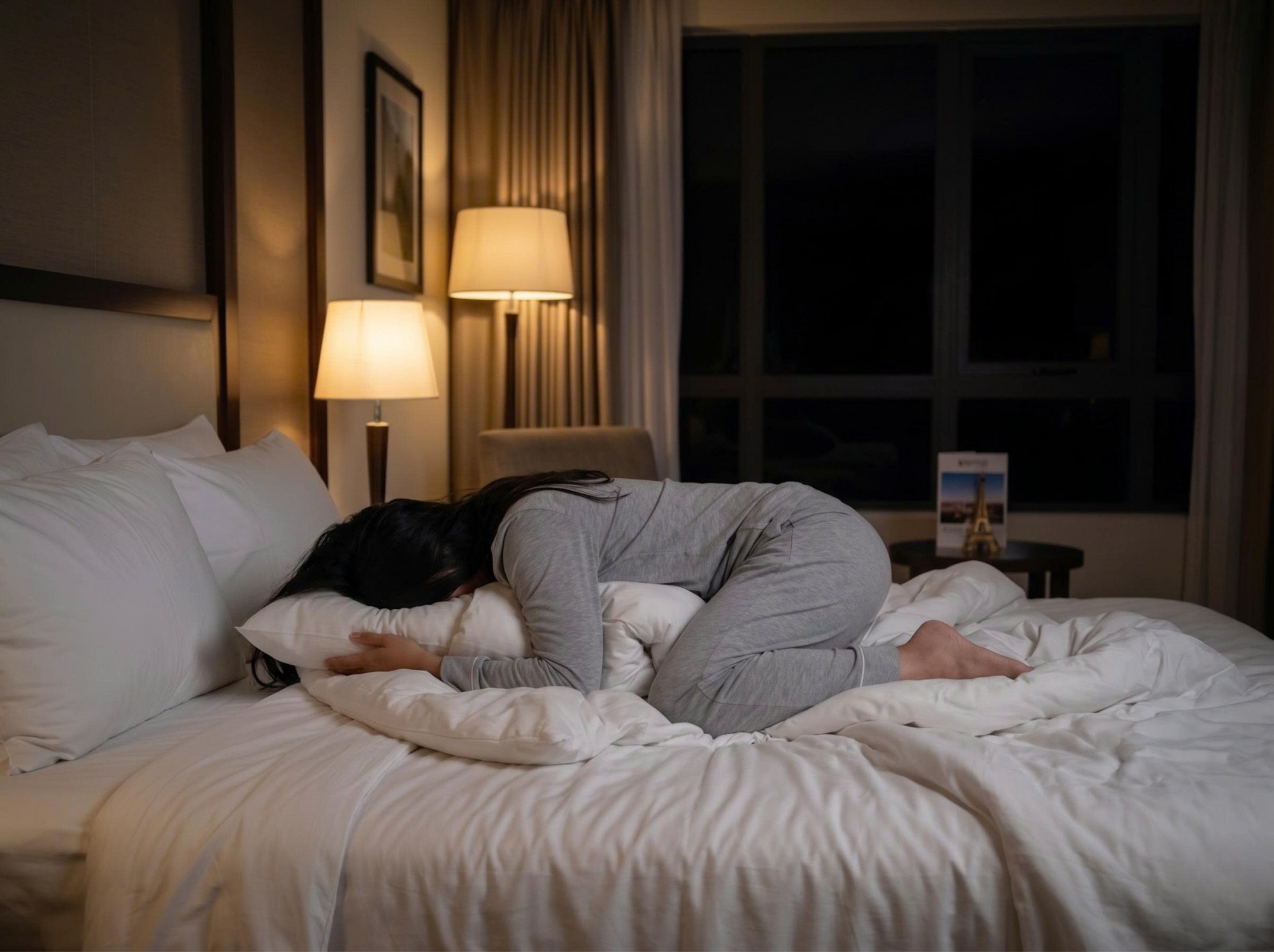 Cơn đau lưng mang đến cảm giác bất lực với cơ thể (Ảnh minh hoạ: AI)