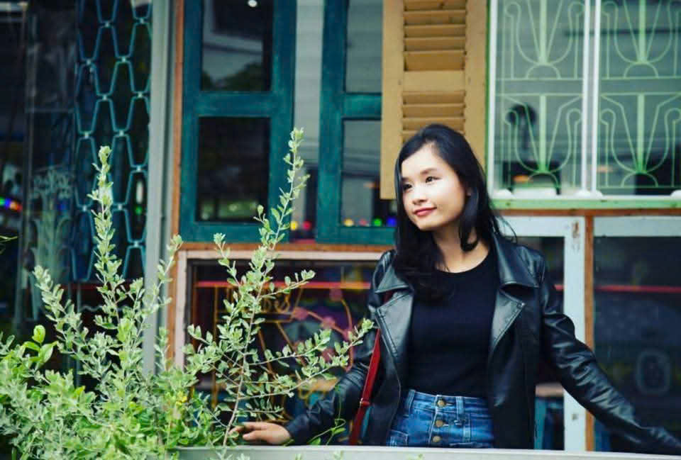 Sang tuổi 30, Kim bắt đầu phối đồ theo phong cách cá tính hơn với áo khoác da chất liệu cao cấp (Ảnh do nhân vật cung cấp)