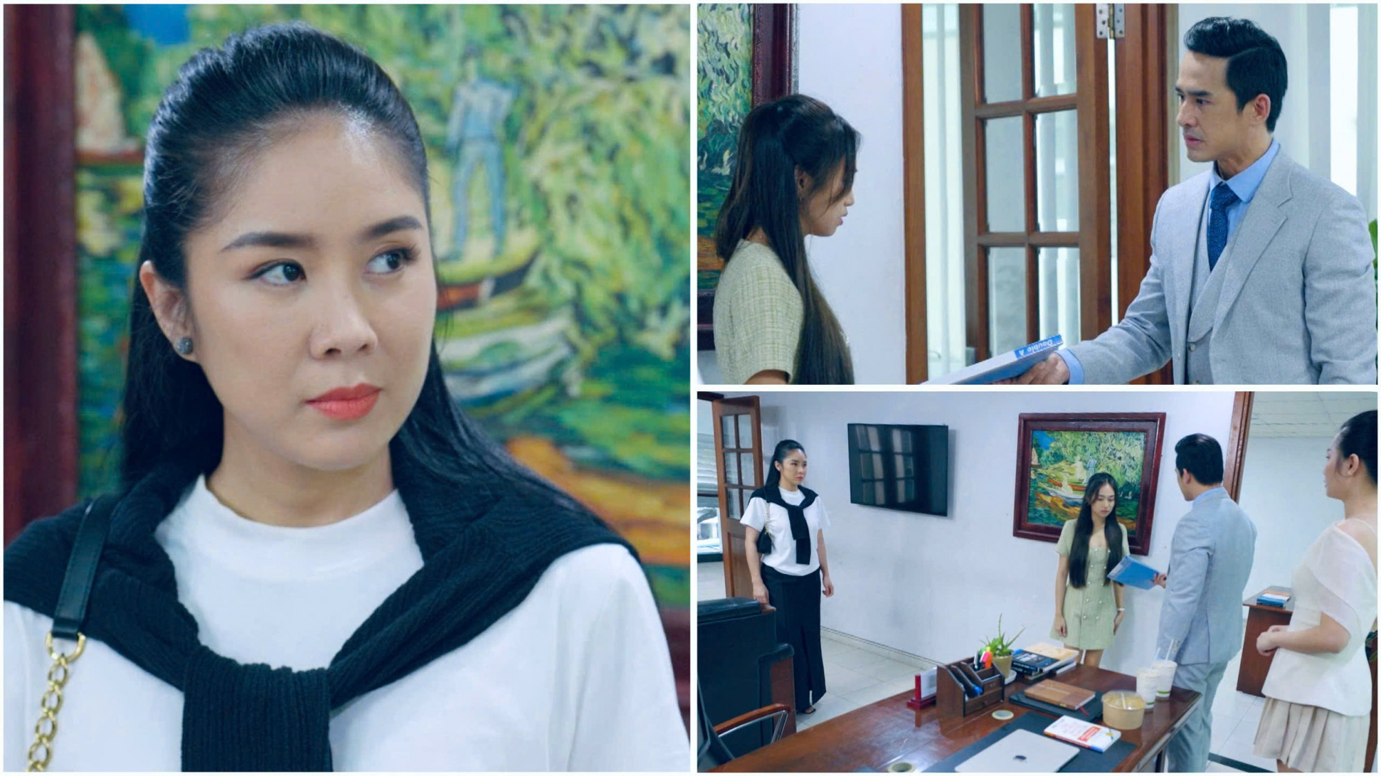 Trang nhiều lần thoát hiểm tại nơi công sở dù đã bị Mai đưa vào tầm ngắm 