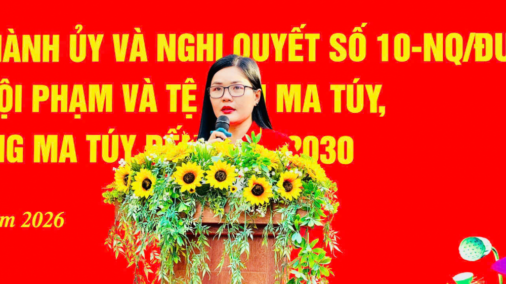 bà Nguyễn Thị Thảo - Phó Bí thư Đảng ủy, Chủ tịch UBND xã Vĩnh Lộc 