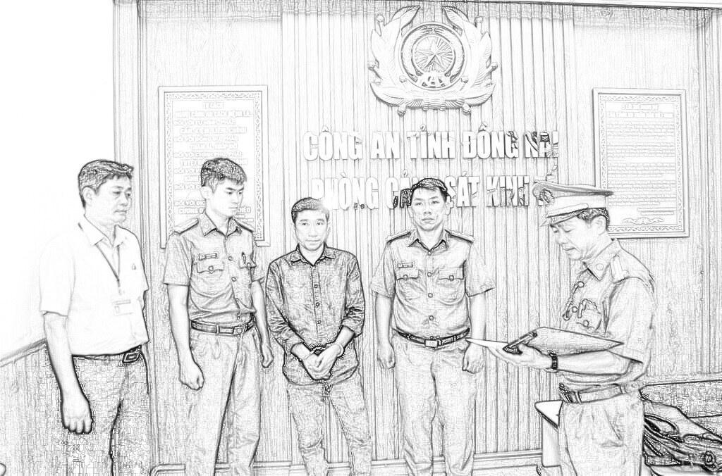 Lợi lúc bị bắt giữ. Ảnh: CACC