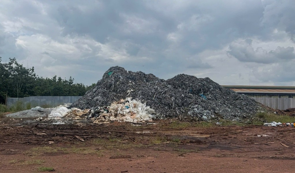 Số chất thải gây ô nhiễm môi trường. Ảnh: CACC