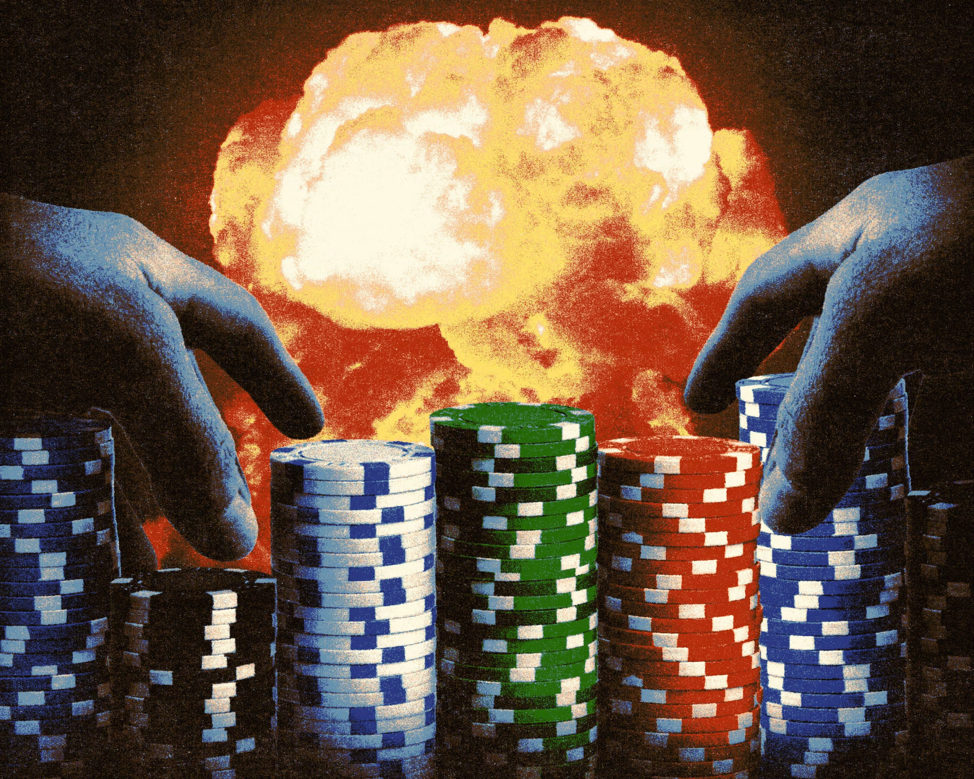 Sự bùng nổ của các thị trường cá cược trực tuyến như Polymarket và Kalshi cho phép đặt cược vào hầu hết mọi sự kiện tin tức, bao gồm cả chiến tranh Iran - Ảnh: minh họa: Guardian Design / Getty Images