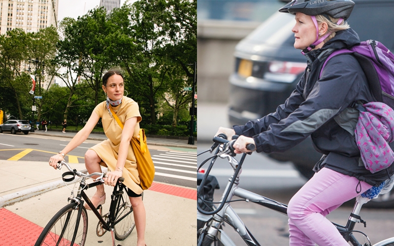 Trang phục đi xem đạp thoải mái, tiện lợi được lăng xê vào mùa hè - Ảnh: Refinery29