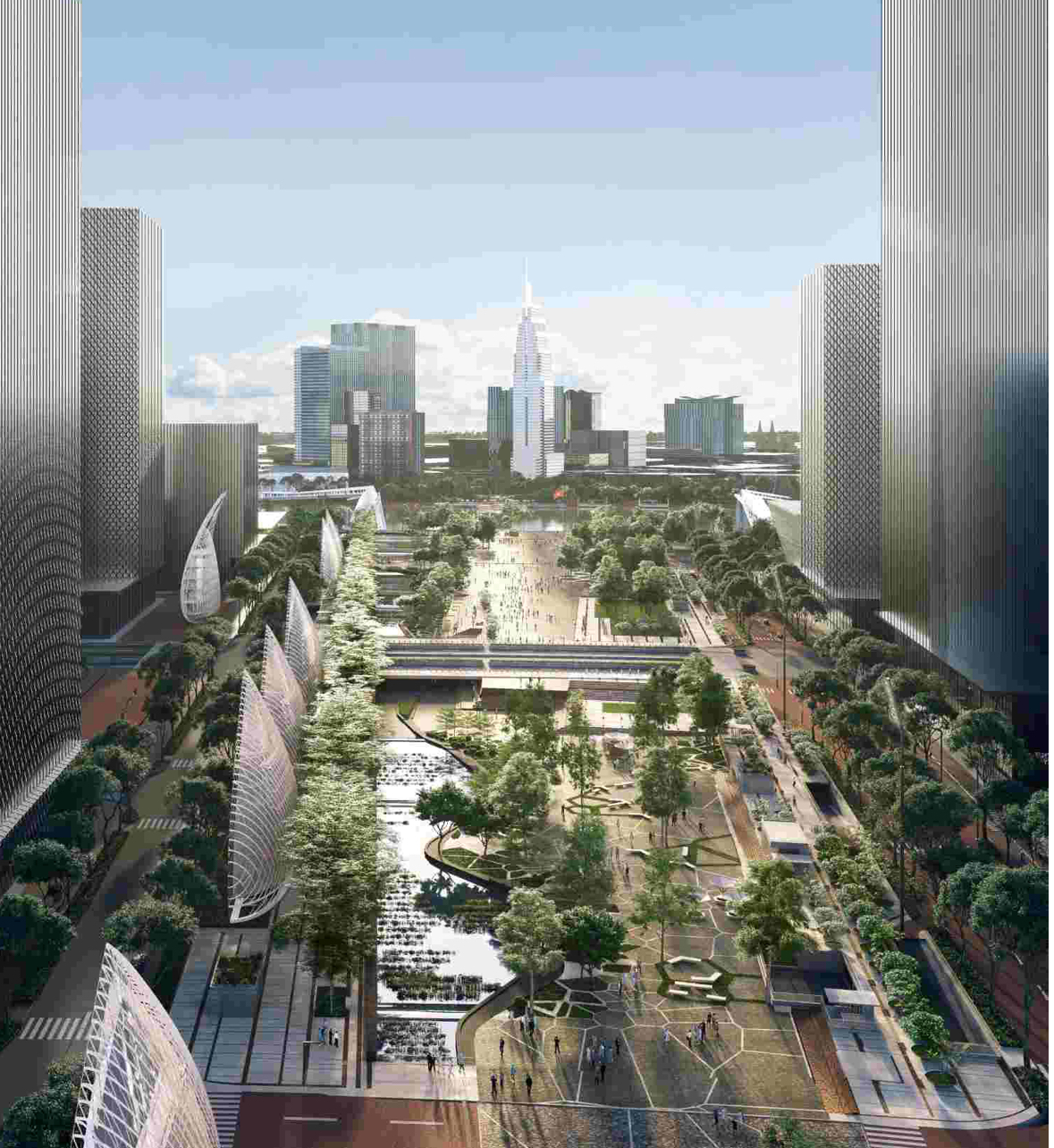 Phối cảnh quảng trường TPHCM