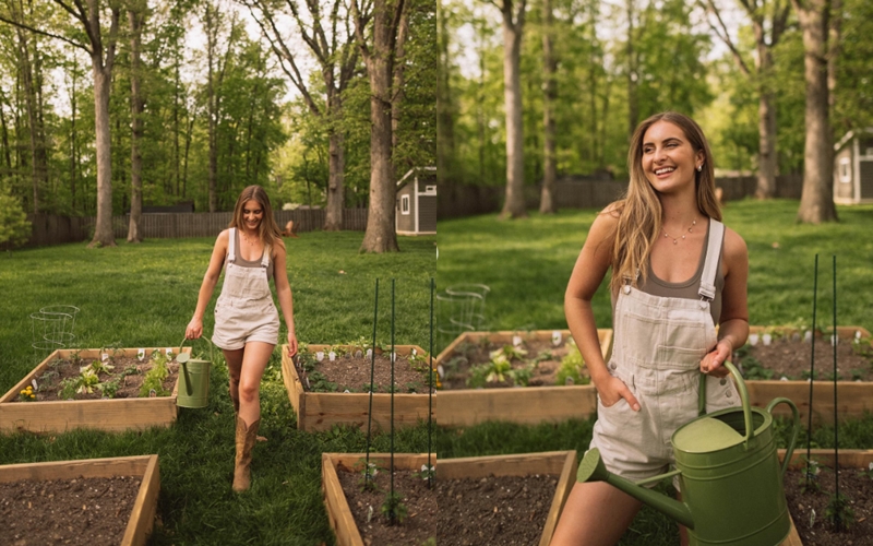  Thời trang làm vườn được 'nâng cấp' trở thành xu hướng mùa hè - Ảnh: josie.bullard