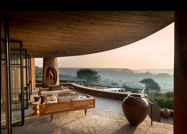 Từ trên cao nhìn xuống khu bảo tồn Suyian tại andBeyond Suyian - Ảnh: andBeyond