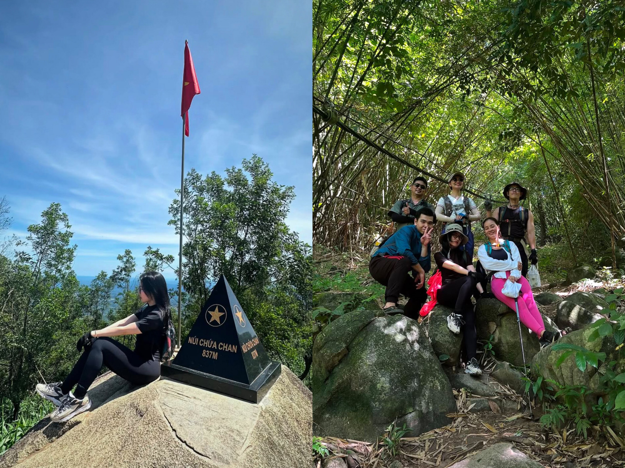 Núi Chứa Chan còn có tên gọi khác Núi Gia Lào, hoạt động trekking được nhiều du khách yêu thích - Ảnh: Mushroomchili