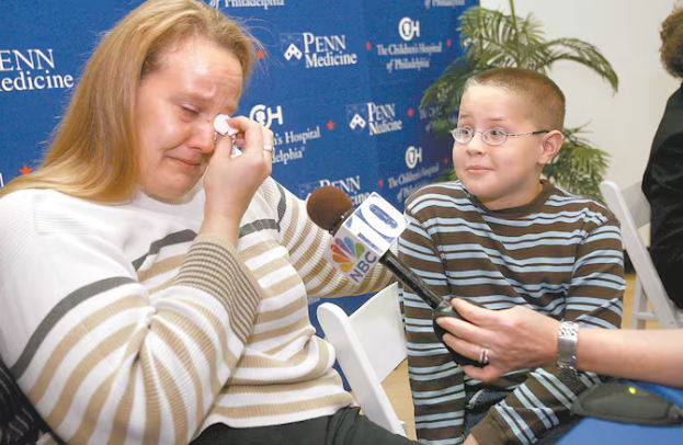 Corey Haas, 9 tuổi, kể từ khi được điều trị bằng liệu pháp gen. Charles Fox / Nhiếp ảnh gia của tòa soạn