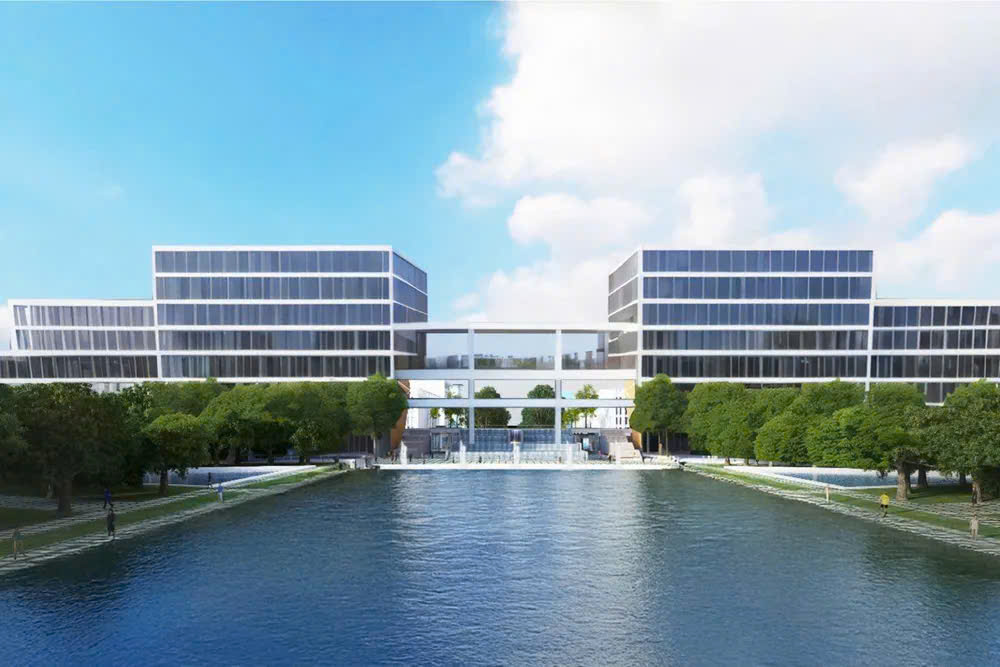 Trường đại học Công Thương TPHCM hướng đến xây dựng mô hình đại học hiện đại - Ảnh mô hình: HUI