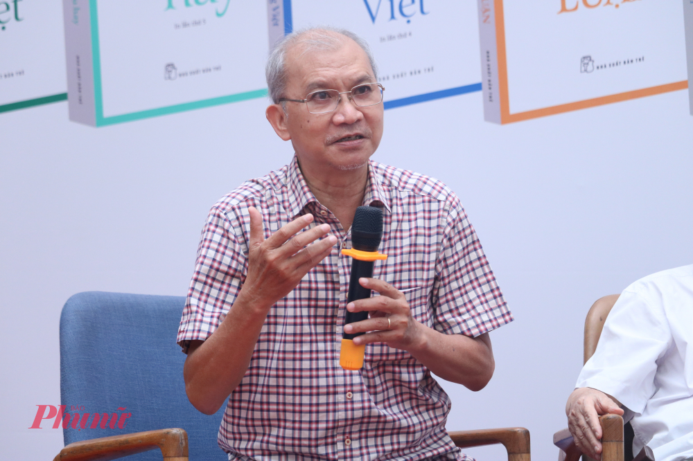 Những ví dụ về từ lái, từ lóng được đưa ra bởi Nhà báo Dương Thành Truyền giúp buổi giao lưu trở nên sôi nổi