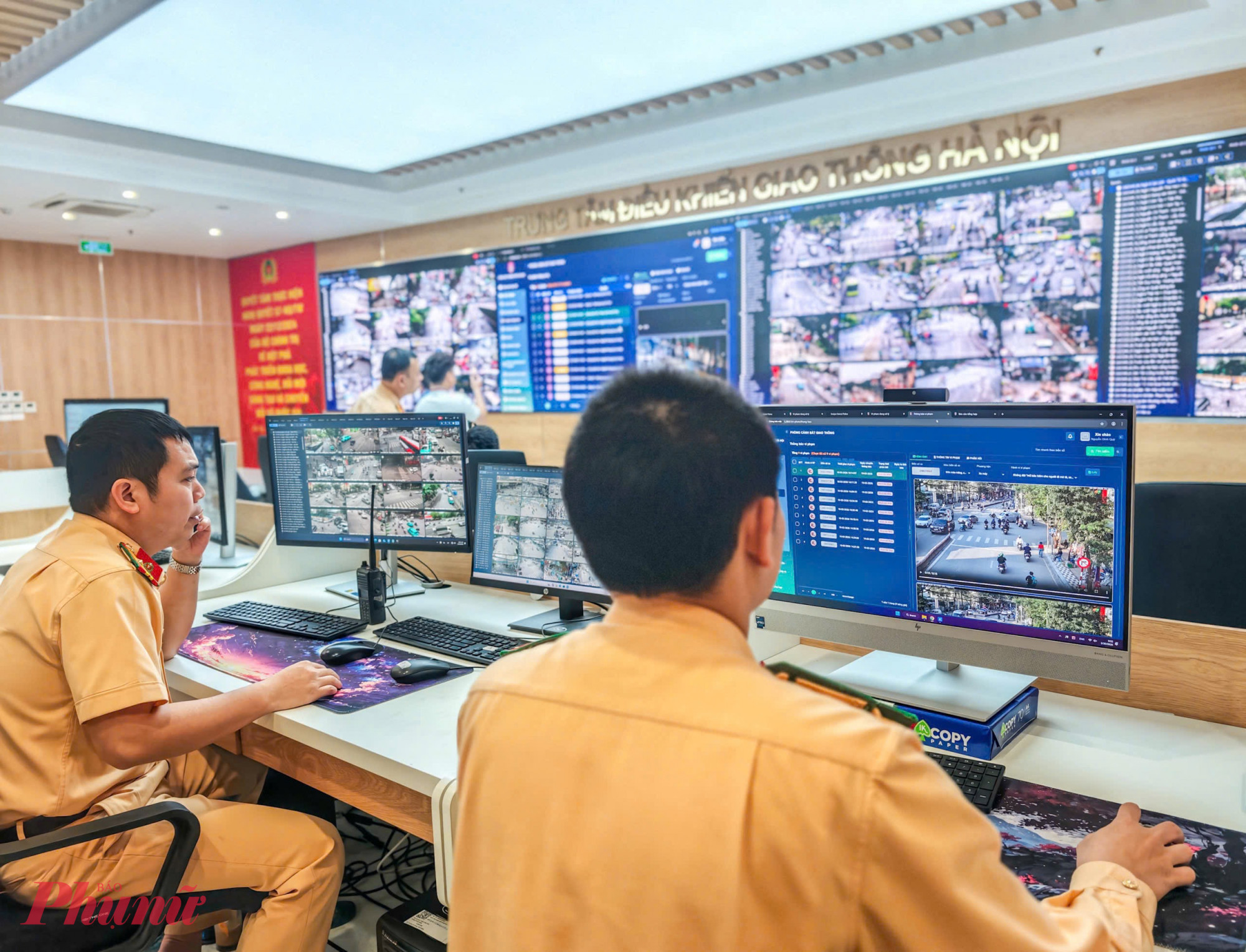 Hệ thống camera AI quan sát, ghi nhận 24/24.