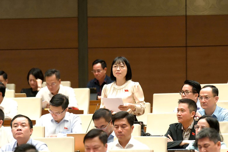 ĐBQH Nguyễn Thị Việt Nga (TP Hải Phòng) - ảnh: QH