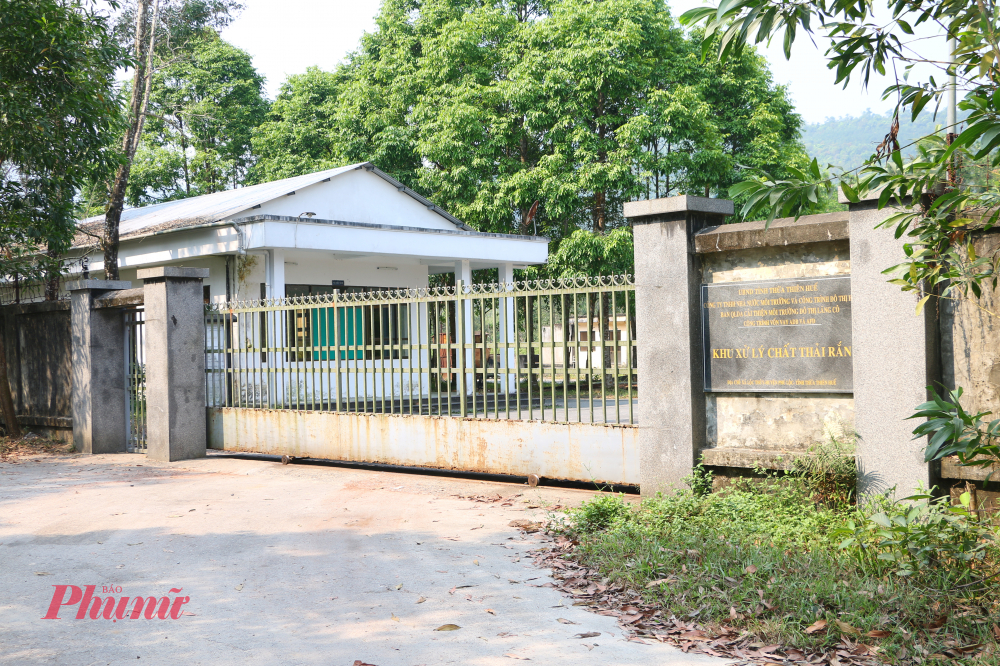 Công trình Khu xử lý rác thải rắn Lộc Thủy (xã Chân Mây - Lăng Cô, TP Huế) được đầu tư xây dựng hơn 3,4 triệu USD nhưng phải dừng hoạt động sau vài năm vận hành