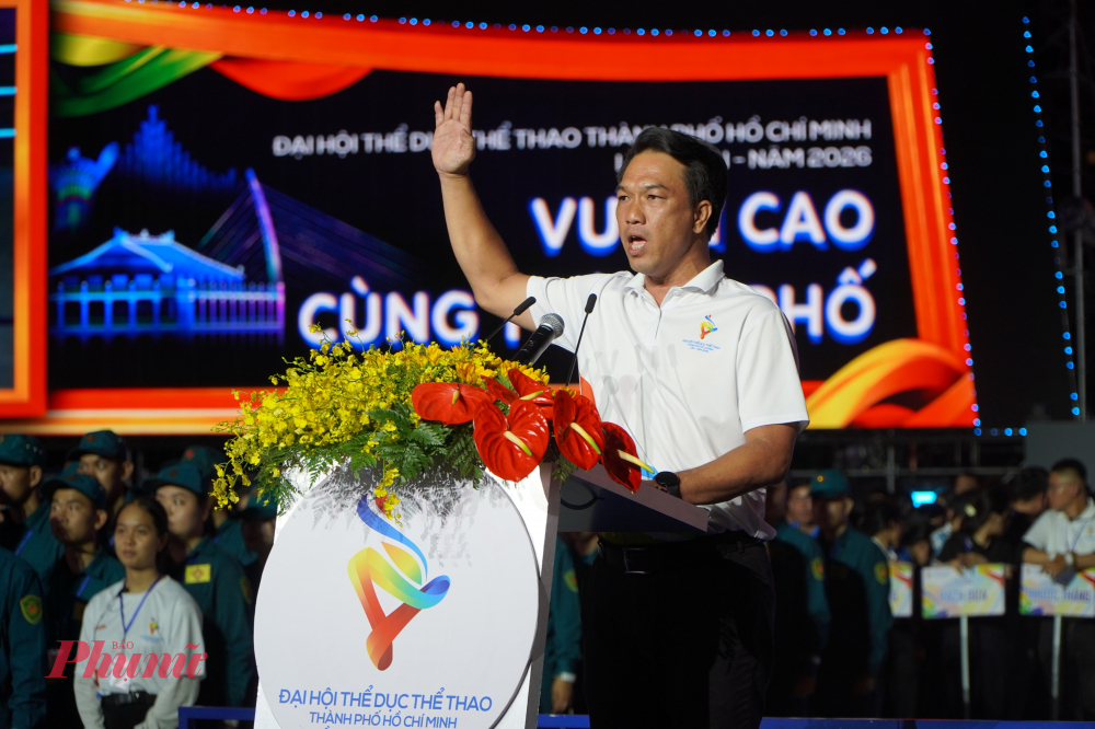 Trọng tài Nguyễn Đắc Thịnh đại diện tuyên thệ, cam kết điều hành các nội dung thi đấu một cách công bằng, khách quan và minh bạch, tuân thủ nghiêm các quy định chuyên môn, góp phần bảo đảm tính trung thực và chất lượng của Đại hội.