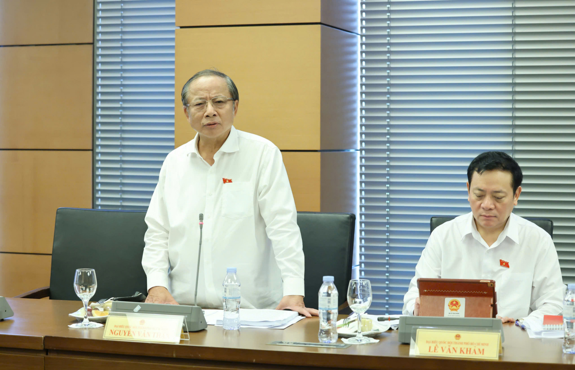 Đại biểu Nguyễn Văn Thân (TPHCM) - ảnh Quang Phúc