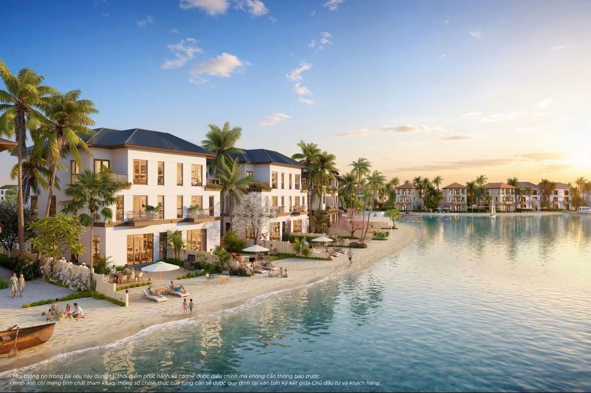 Mỗi căn biệt thự Vịnh Ngọc đều có bãi tắm riêng