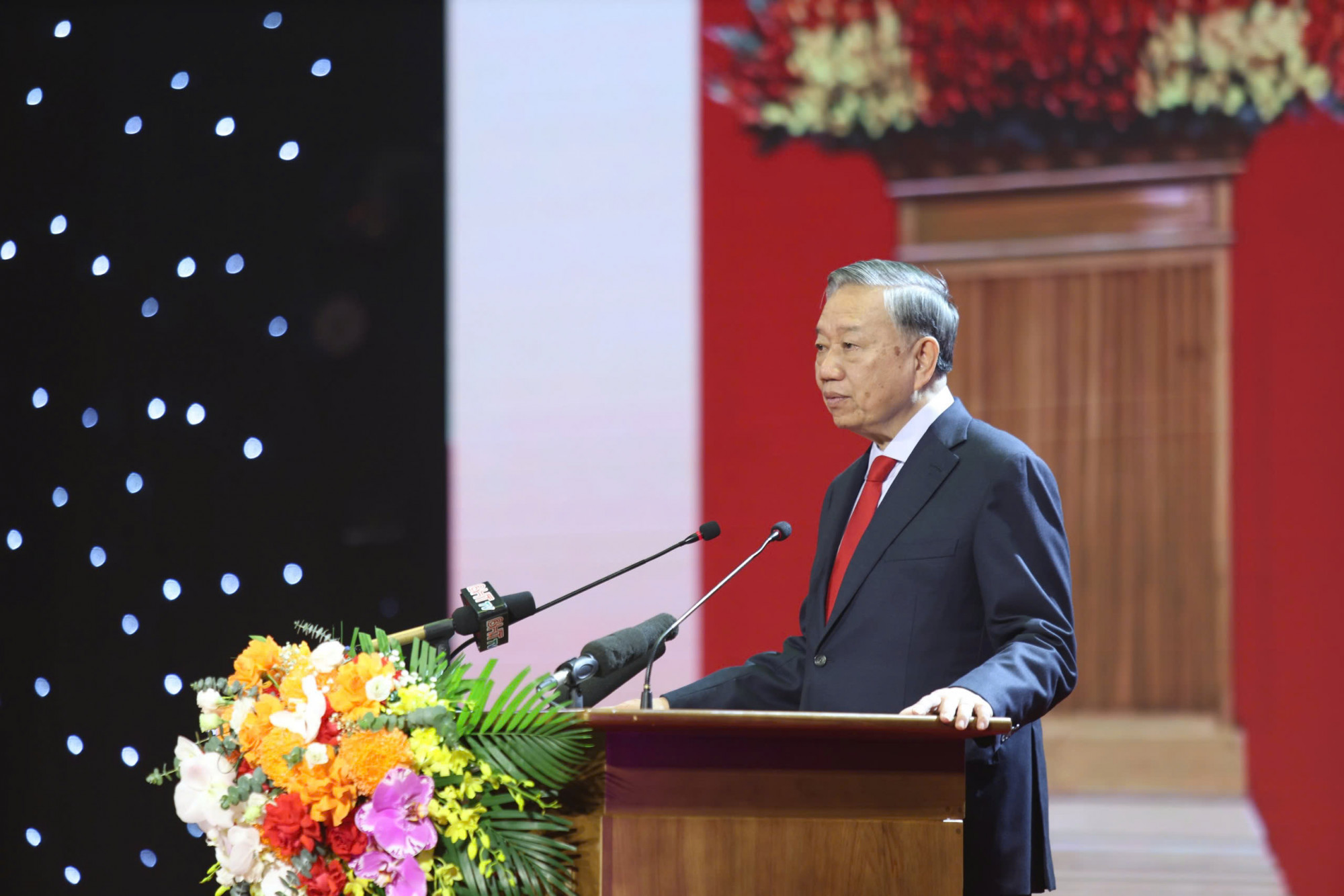 Tổng Bí thư, Chủ tịch nước Tô Lâm phát biểu tại buổi lễ - Ảnh: Tuấn Anh