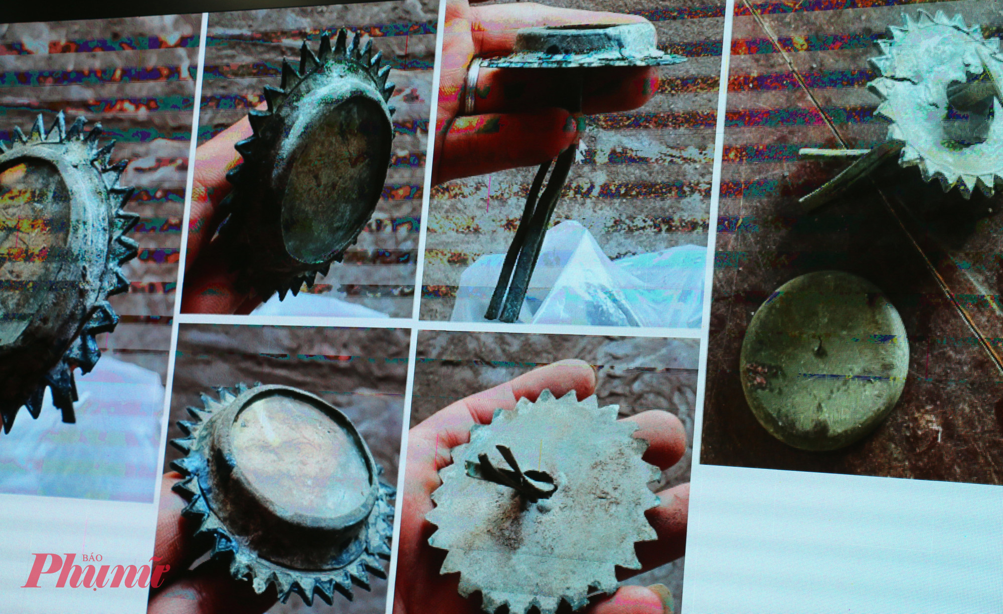  Hiện trạng những ngôi sao trang trí trên trần Ảnh  tư liệu Công ty Cổ phần Tu bổ di tích Huế